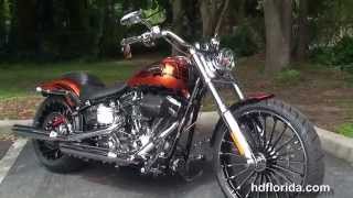 Used 2014 Harley Davidson CVO Breakout Motorcycles for sale [upl. by Wilson120]