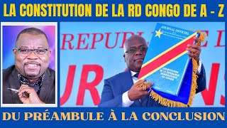 LA CONSTITUTION DE LA RDC DE ÀZ  ÉPISODE1 EXPOSÉ DES MOTIFSPO NA NINI CONSTITUTION OYO ESALEMA [upl. by Nunci16]