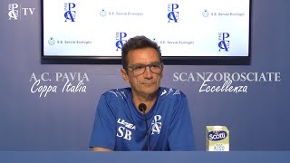 Conferenza Stampa  AC Pavia vs Scanzorosciate  COPPA ITALIA [upl. by Marchall]