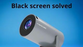 HY300 smart projector black screen solved [upl. by Nahem]