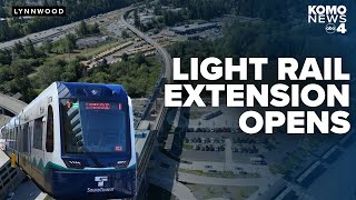 Take a ride on the Lynnwood light rail extension [upl. by Tolmach366]