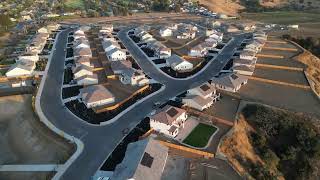 Hollister California New Homes 2 Aerial Video ridgemark CaliforniaRealEstate [upl. by Eiro]