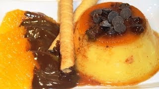 Flan de naranja con chocolate  La Cocina de Loli Dominguez Loli Domínguez [upl. by Rockie]