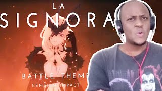 Genshin Impact Reaction  LA SIGNORA THEME All Phases  Genshin Impact OST [upl. by Wynn90]