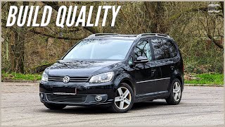 2012 VW Touran Highline 20 TDI  140HP  Build Quality Test  Engine Sound [upl. by Nevanod]