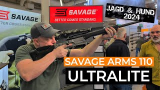 Jagd amp Hund 2024 Jens Tigges stellt die neue Savage Arms 110 Ultralite Repetierbüchse vor [upl. by Phyllys]