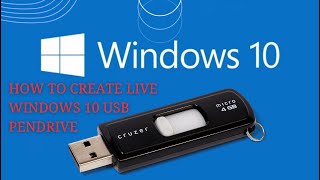 Run Windows 10 From USB PenDrive  How to Create LIVE Windows 10 USB PenDrive [upl. by Pearlstein640]