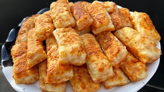 PIROSHKA TË SHPEJTA 🥰 Me Sallam dhe kashkavall për 15 minuta [upl. by Chastity]