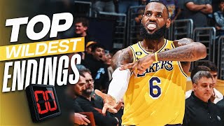 LeBron James WILDEST NBA PlayIn Tournament Endings 👀🔥 [upl. by Akino]