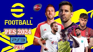 EFOOTBALL 2024 PS3 pkg [upl. by Silirama]