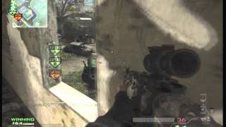 MW3 Domination on Fallen AK47 Acog scope [upl. by Jenilee975]