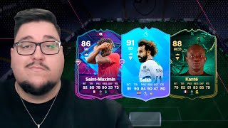 SALAH 91 POTM KANTÉ 88 EVO amp SAINT MAXIMIN 86 FLASHBACK REVIEW  EA FC 24 ULTIMATE TEAM [upl. by Baron]