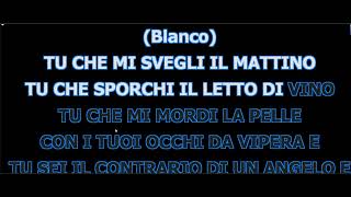 BRIVIDI SANREMO 2022 MAHMOODBLANCO TONALITÀ MODIFICATA 2 TONI BASE KARAOKE BELLISSIMA CLICK LIKE [upl. by Anitsuga]