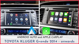 Toyota Kluger Grande  Apple CarPlay amp Android Auto Integrated [upl. by Prady]