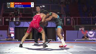 12 GR  67 kg M REZAEI IRI v H JAFAROV AZE [upl. by Selwin]