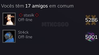 Stasik quem é o maior Level Steam Esse colecionador de skins passou o St4ck [upl. by Eidnim]