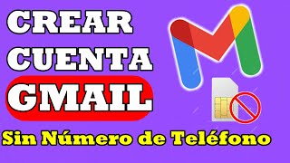 COMO CREAR UNA CUENTA DE GMAIL SIN NUMERO DE TELEFONO [upl. by Ned742]