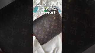 How much will fit in this LV Toiletry 26 lv toiletrybag louisvuitton [upl. by Ssilem]