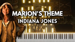 Marions Theme  Piano Tutorial  Cover Indiana Jones Soundtrack FREE MIDI [upl. by Amitie603]