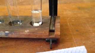 Test for an Alochol Sodium and Ethanol ALevel Chemistry Practical Skills [upl. by Anilys28]