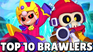 Os 10 MELHORES BRAWLERS do NOVO META após o BALANCEAMENTO [upl. by Riesman]