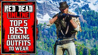 5 INCREDIBLE Looking Red Dead Online Outfits RDR2 Best Outfits Part 4 [upl. by Aerdma]