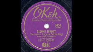 Billie Holiday  Gloomy Sunday [upl. by Salas]