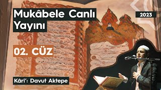 Mukabele Canlı Yayını 2 Cüz  2023  ÜMA  Üsküdar Makam Atölyesi [upl. by Alano556]