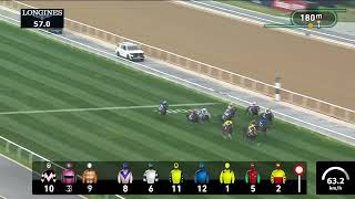 Al Quoz Sprint Sponsored by AZIZI Developments – California Spangle – Dubai World Cup 2024 [upl. by Rabka]