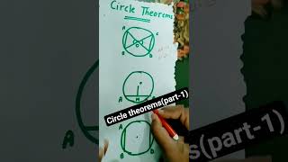 circle theorems part1circles concept⭕maths mathshortsmathsreels maths202324 StudyPocket [upl. by Fugate]