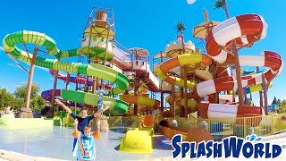 VLOG  INCROYABLES TOBOGGANS AQUATIQUES AU PARC SPLASHWORLD 💦 [upl. by Hesketh]