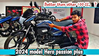 2024 Model 👈 Hero Passion plus 🤫 Millage features price 🤔 All Detail review 👌 [upl. by Nosille986]