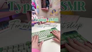 💚 keyboard asmr for sleep asmr asmrtyping asmrtriggers keyboardasmr typing relaxationsounds [upl. by Disraeli9]