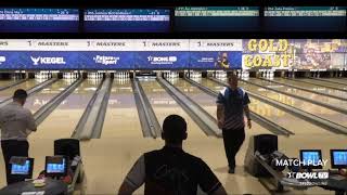 Chris Via Survives Close FirstRound Match At 2022 USBC Masters [upl. by Nysila919]