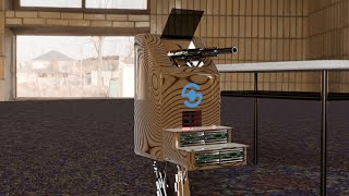 SABERLING 1950s XRay Machine Blender Short Animation [upl. by Redyr]