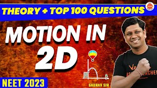 Kinematics Class 11 Physics  Motion in 2D  Theory amp Complete Question Practice for NEET 2023 [upl. by Laure]