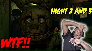 GOLDEN FREDDY JUMPSCARE  Five Nights At Freddys 3 Night 2 and 3 Stream [upl. by Naillimxam643]