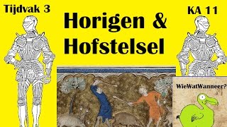 Hofstelsel en horigen  Tijdvak 3 KA 11 [upl. by Htabazile]