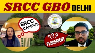 SRCC GBO Delhi🔥  Admission✅  Fee🤔  Placement🤑  Honest Review By Student😱 mbawitharshi srcc [upl. by Smitty]