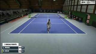 Lukas Rosol CZE vs Borna Gojo CRO Forli 3 challenger Italy 2 Round [upl. by Sinnaiy444]