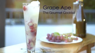 How to make the best Champagne Cocktail with Vodka and Fresh Grapes [upl. by Arlan10]