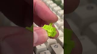 Battle of Light Tactile Switches  Gateron Mini i vs KTT Matcha Green customkeyboard [upl. by Akinad]