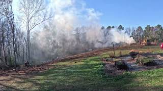 It has begun  Clearing land amp Grading  First day of heavy equipment work [upl. by Adabelle]