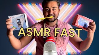 ASMR Fast and Aggressive  mic triggers Tapping amp Scratching [upl. by Haddad]