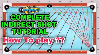 How to Calculate INDIRECTCUSHION Shots in 8 ball pool  Complete Tutorial for beginners [upl. by Nehtan]