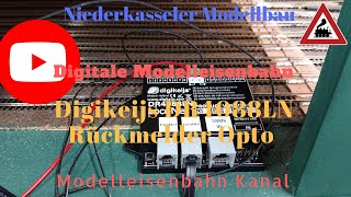 Test der Digikeijs DR4088LN Rückmelder Opto Rückmelder Module Digitale Modelleisenbahn Modellbahn [upl. by Deuno521]