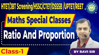 Maths Special Classes Class 1 Ratio and Proportion for all exams by Ravi Sir Achievers Academy [upl. by Adnarb]