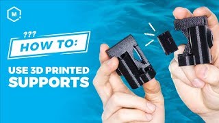 How To 3D Print Using Supports  3D Printing Guide [upl. by Skelton]