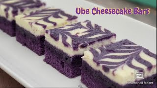 Ube Cheesecake Bars [upl. by Nisa]