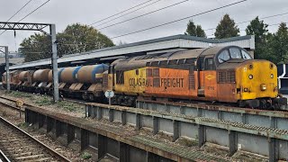 Colas Rail 3711637175 On Rhtt At Wakefield Westgate From York Thrall Europa To York Thrall Europa [upl. by Recnal]